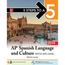 2 P/S 2019 AP Spanish Language & Culture w/ MP3 Disk