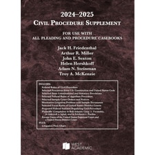 2024-2025 Civil Procedure Supplement
