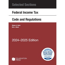 2024-2025 Selected Sections Federal Income Tax Code and Regulations