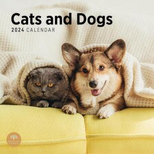 2024 Cats and Dogs Wall Calendar
