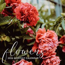 2024 Flowers Wall Calendar