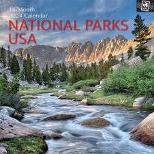 2024 National Parks USA Wall Calendar