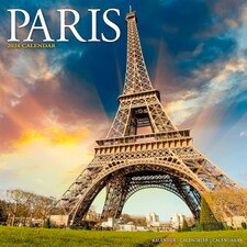 2024 Paris Wall Calendar