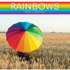 2024 Rainbows Wall Calendar