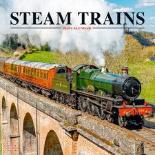 2024 Steam Trains* Wall Calendar