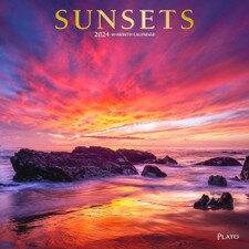 2024 Sunsets Wall Calendar