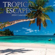 2024 Tropical Escapes Wall Calendar