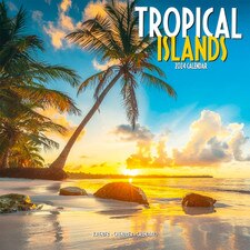 2024 Tropical Islands Wall Calendar