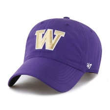 47 Brand Men's Purple Washington Huskies brrr Nylon Clean Up Adjustable Hat