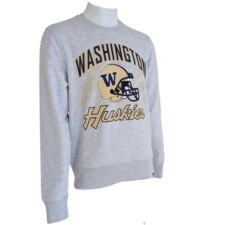 47 Brand Men's Washington Huskies Football Helmet Shader Headline Crewneck
