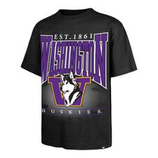 47 Brand Men's Washington Huskies Retro Dog Foundation Heavy Tee
