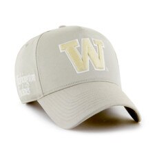 47 Brand Washington Huskies Gray Tonal W Foundation Offside Snapback Hat