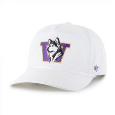 47 Brand Washington Huskies White Retro Dawg Rope Hitch Snapback Hat