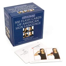 500 Flash Cards Of American Sign Language