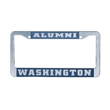 Alumni Washington Plastic License Plate Frame