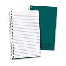 Ampad Green 8"x5" Recycled Narrow Spiral Notebook