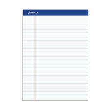 Ampad White 8.5"x11" Wide Ruled Pad 50ct