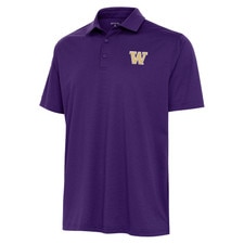 Antigua Mens Washington Huskies Valid Textured Polo
