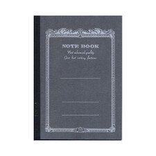 Apica Black 5.8" x 8.2" Lined Notebook