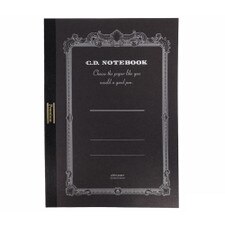 Apica Black Premium CD Blank A4 Notebook 96 Count