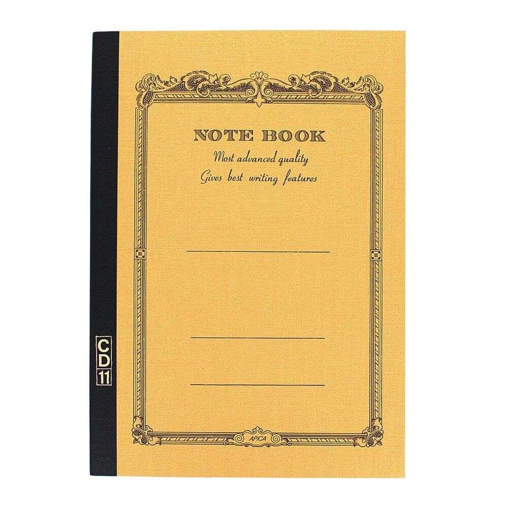 Apica Mustard 5.8" x 8.2" Lined Notebook