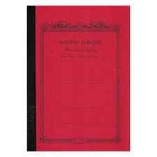 Apica Red 7" x 10" Lined Notebook