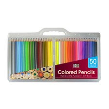 U.S. Art Supply  50 Piece Artist Grade Colored Pencil Set 