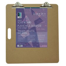 Art Alternatives 23" x 26" Artist Tote Board with Clips