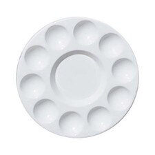 Art Alternatives 7-1/2" Diameter Round Plastic Palette Tray