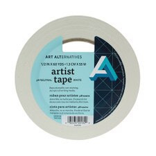 Art Alternatives White 1/2"x60yd Artist Tape