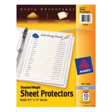 Avery Standard Weight Sheet Protectors 10-Pack