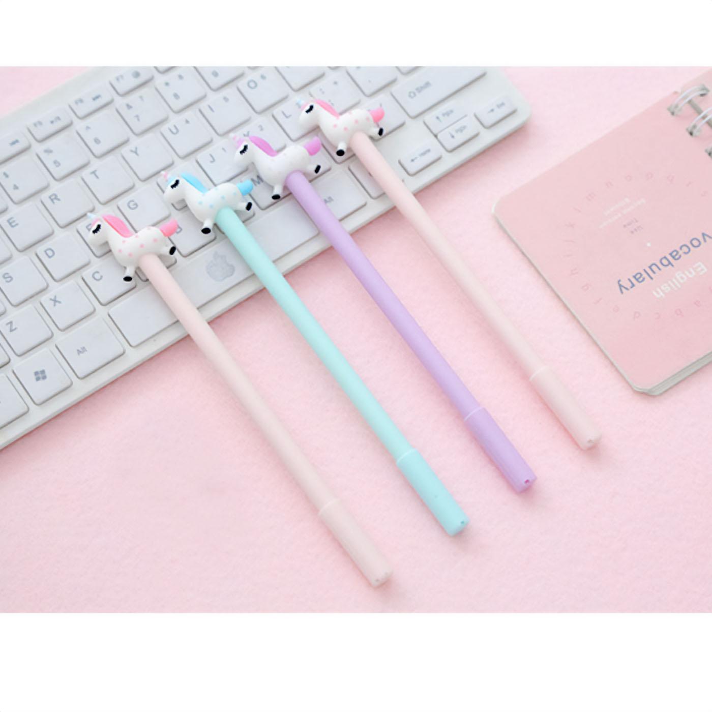 mini gel pens black