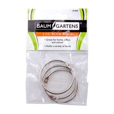 Baumgartens 11/2" Book Rings 3 Pack