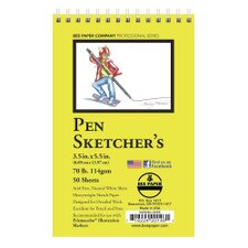 Bee Paper Pen Sketchers Spiral Bound Pad