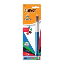 Bic 4-Color Retractable Ballpoint Pen 1 Pack