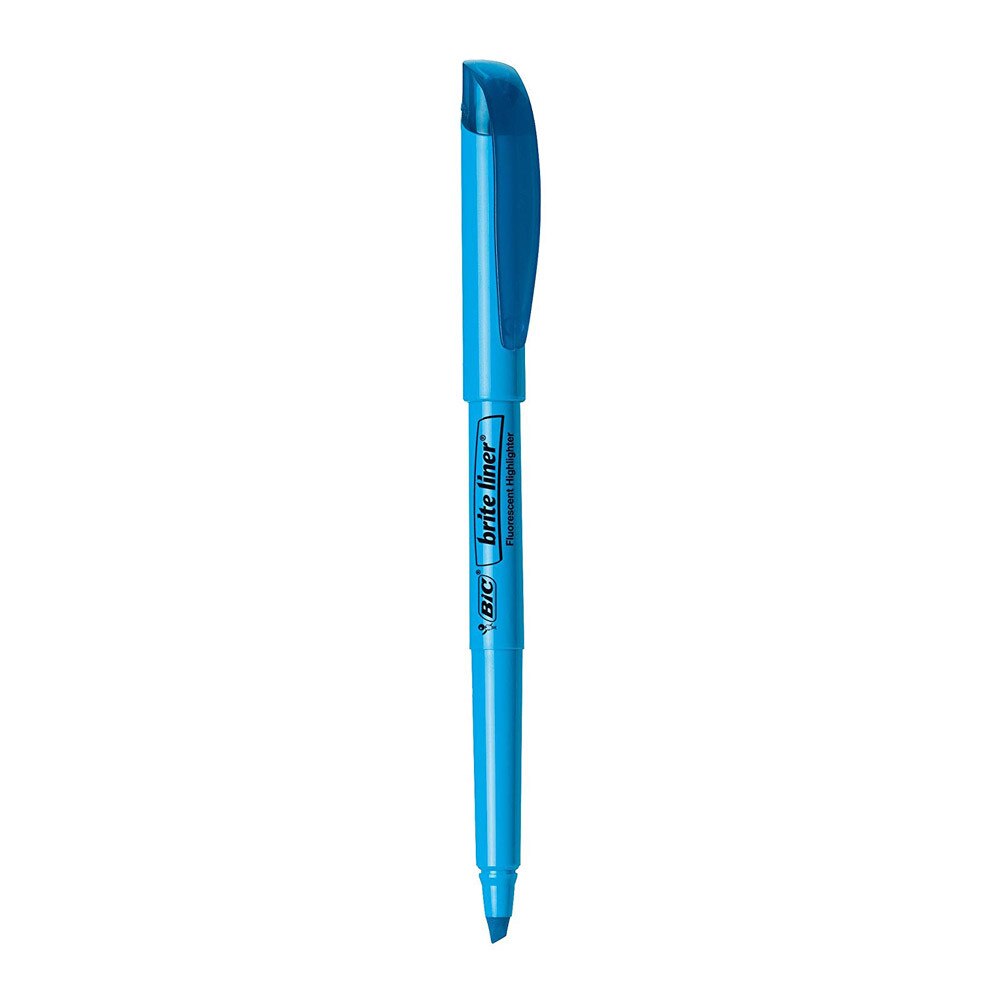 Bic Brite Liner Fluorescent Highlighter Blue