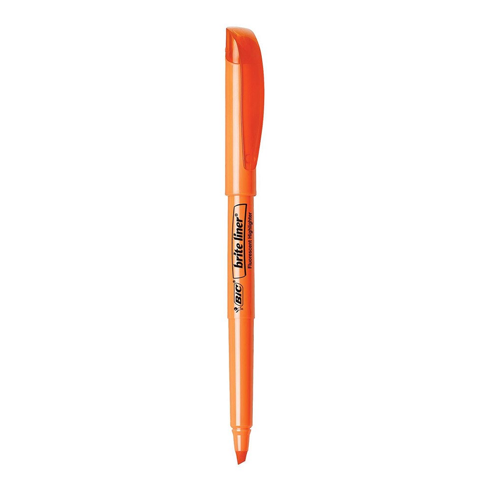 Bic Brite Liner Fluorescent Highlighter Orange