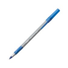 Bic Round Stic Grip Medium Point 1.2mm Ballpoint Pen – Blue