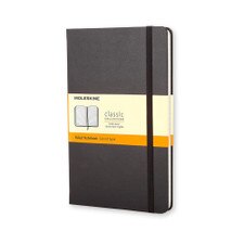 Black Large Ruled Hard Cover Classic