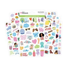 Bloom Girl Power Stickers 6 Count
