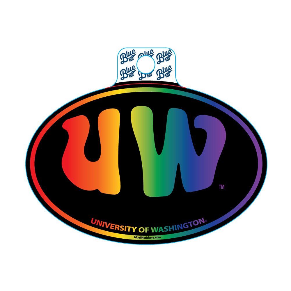 Blue 84 Uw Sticker Rainbow