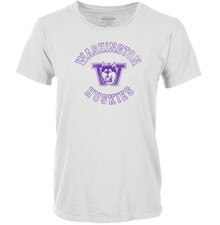 Blue 84 Reserve Women's Washington Huskies Vault Dog Slub Tee
