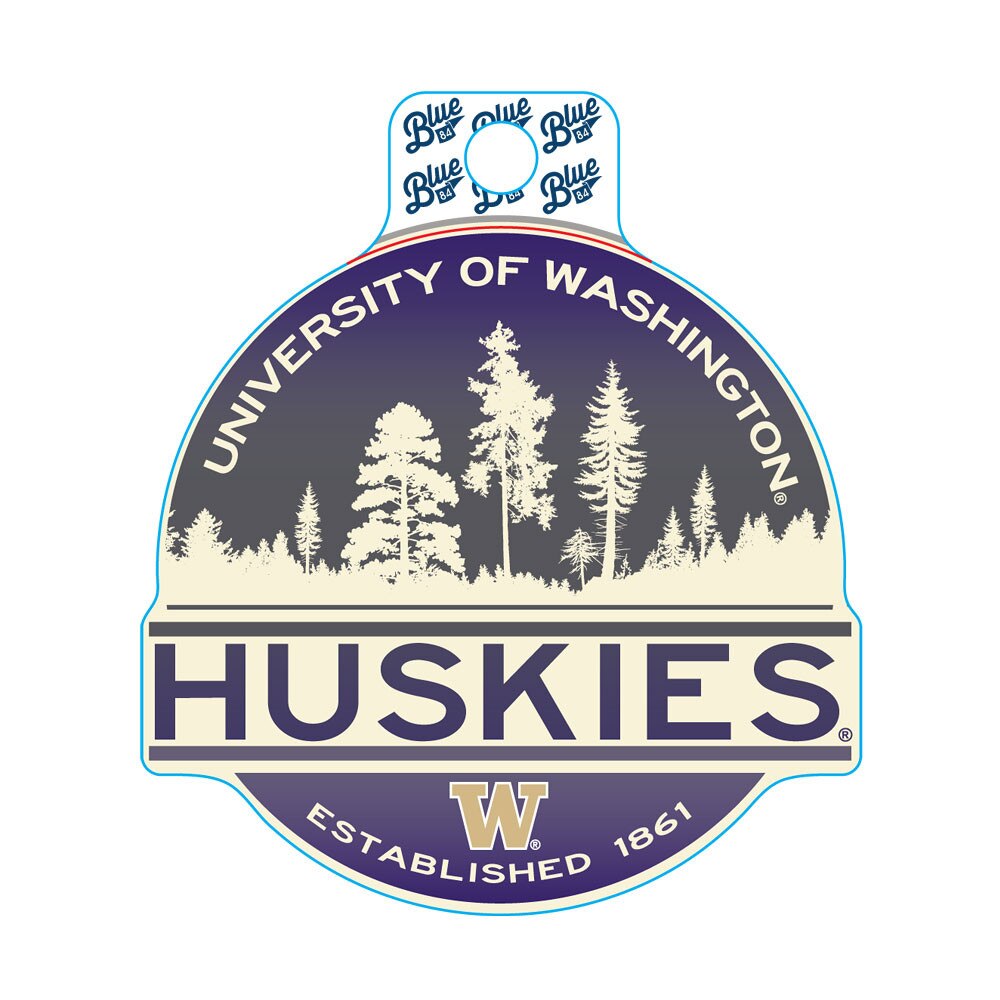 Blue 84 University of Washington Huskies Sticker