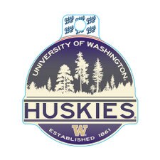 Blue 84 University of Washington Huskies Sticker