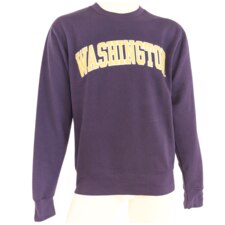 Blue 84 Unisex UW Huskies Twill Arched Washington Campbell Crewneck