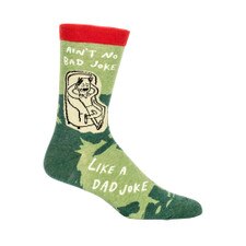 Blue Q Dad Joke Men's Crew Socks