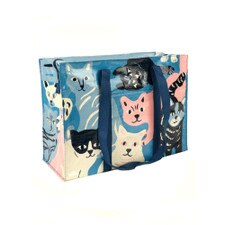 Blue Q Happy Cats Shoulder Tote