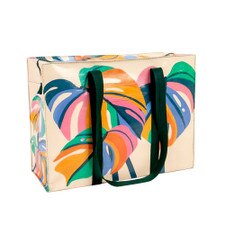 Blue Q Monstera Leaf Shoulder Tote