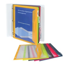 C-Line Heavyweight 5-Tab Write-On Poly Binder Pockets
