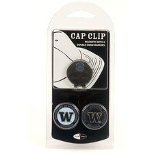 Team Golf Cap Clip with 2 Ball Markers Set
